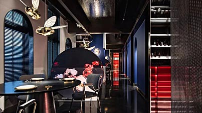 花禾牛浦東店豪華中餐廳設(shè)計